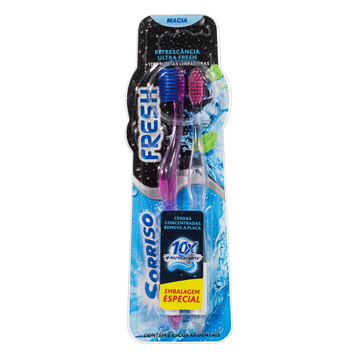 Escova Dental Sorriso C/2