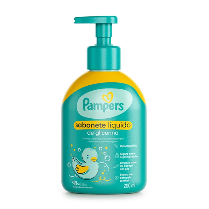 Sabonete Liquido Pampers 200ml