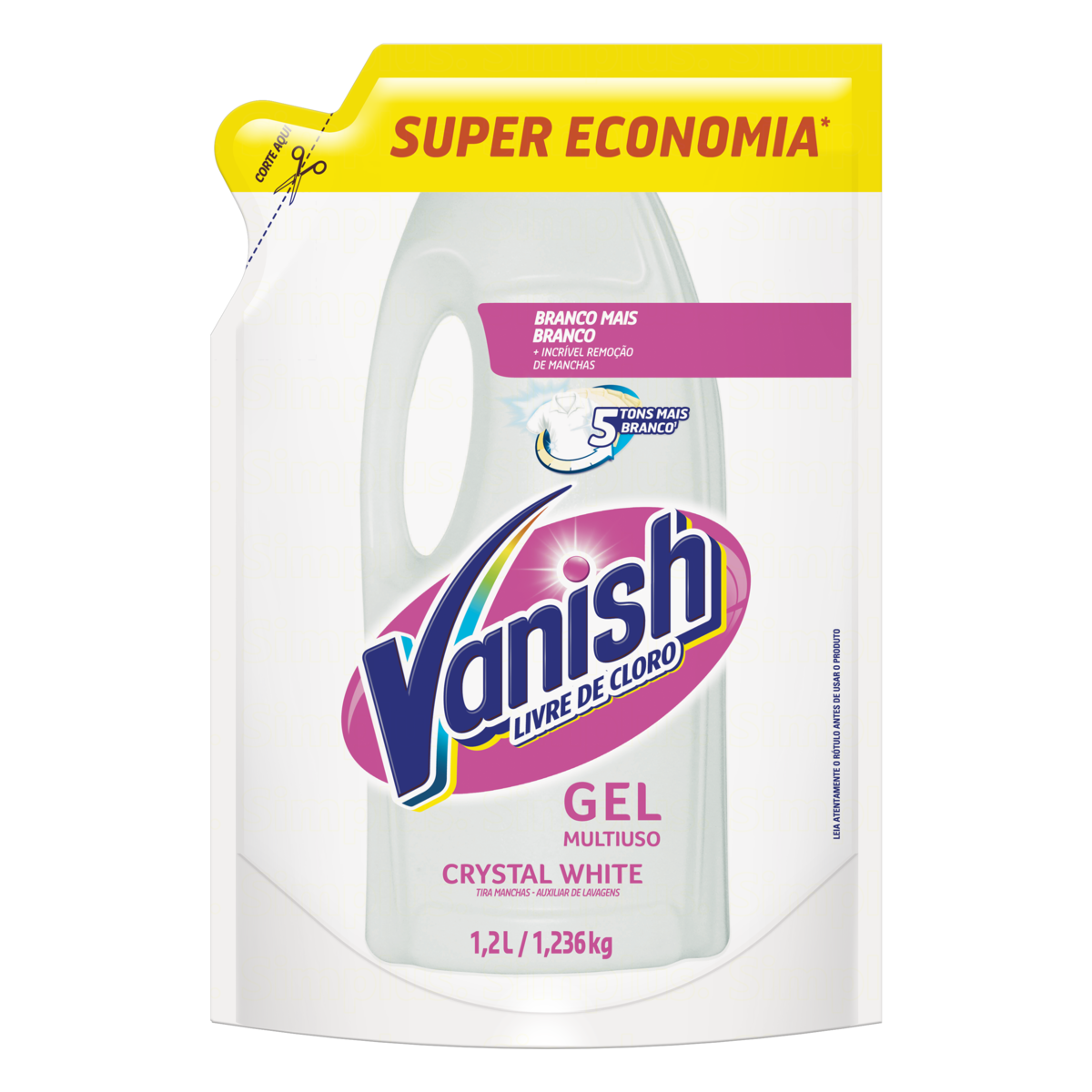 Alvejante Liquido Refil Vanish 1,2l