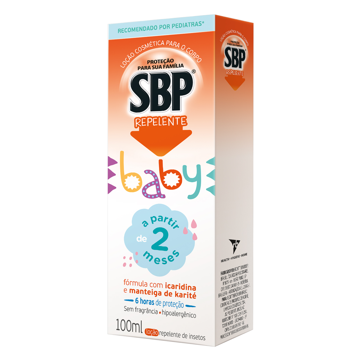 Locao Repelente Sbp Baby 100ml