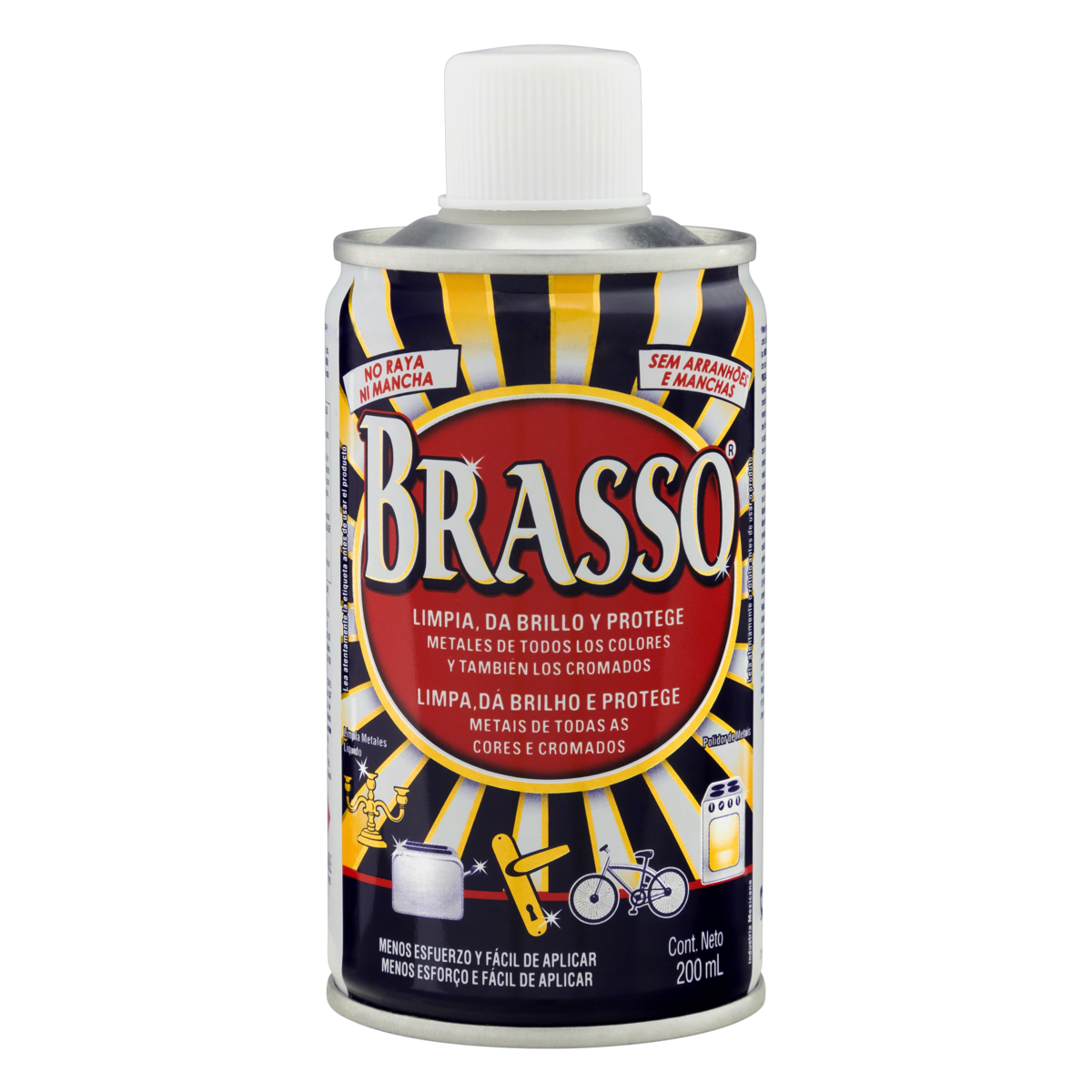 Polidor De Metal Brasso 200ml
