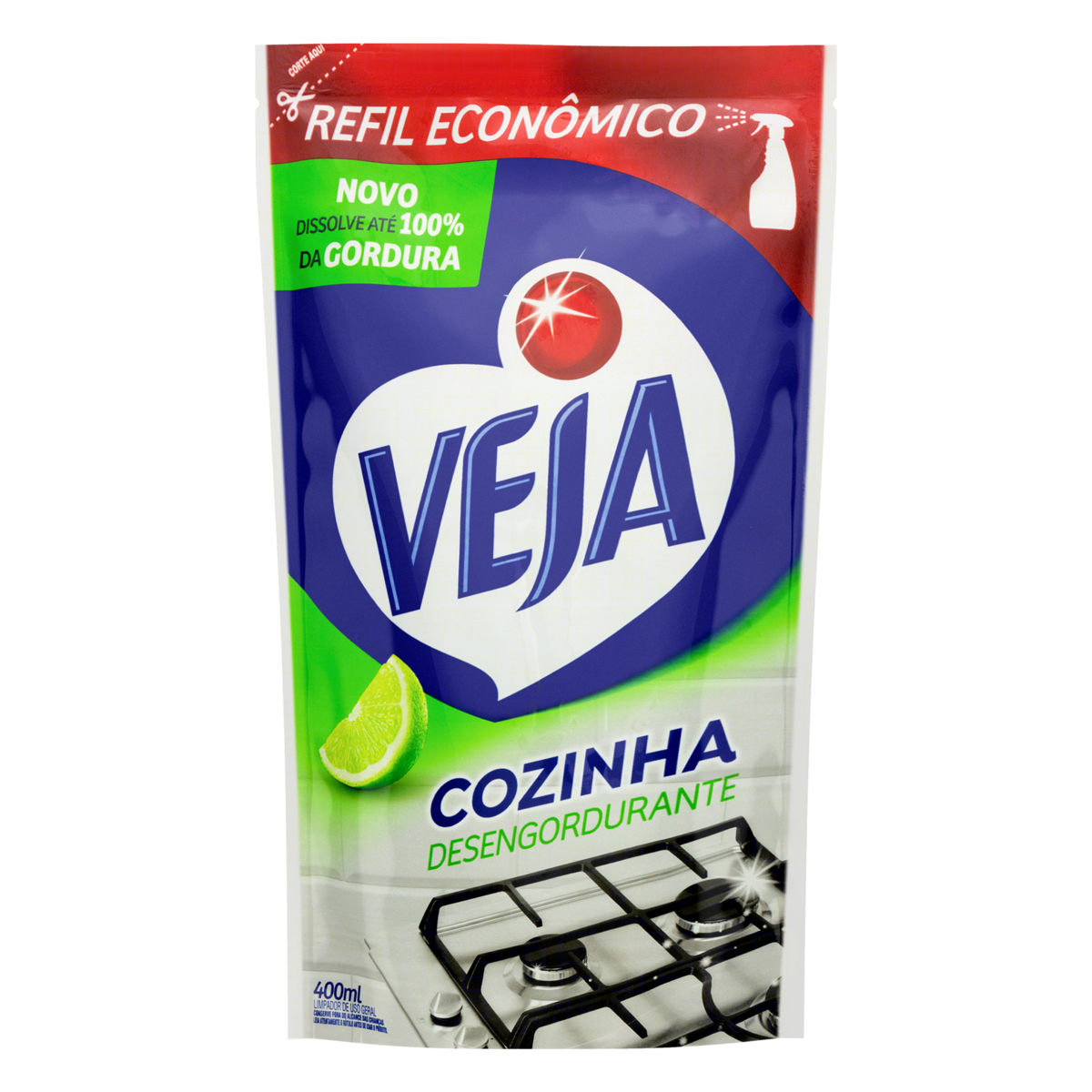 Desengordurante Veja Refil 400ml