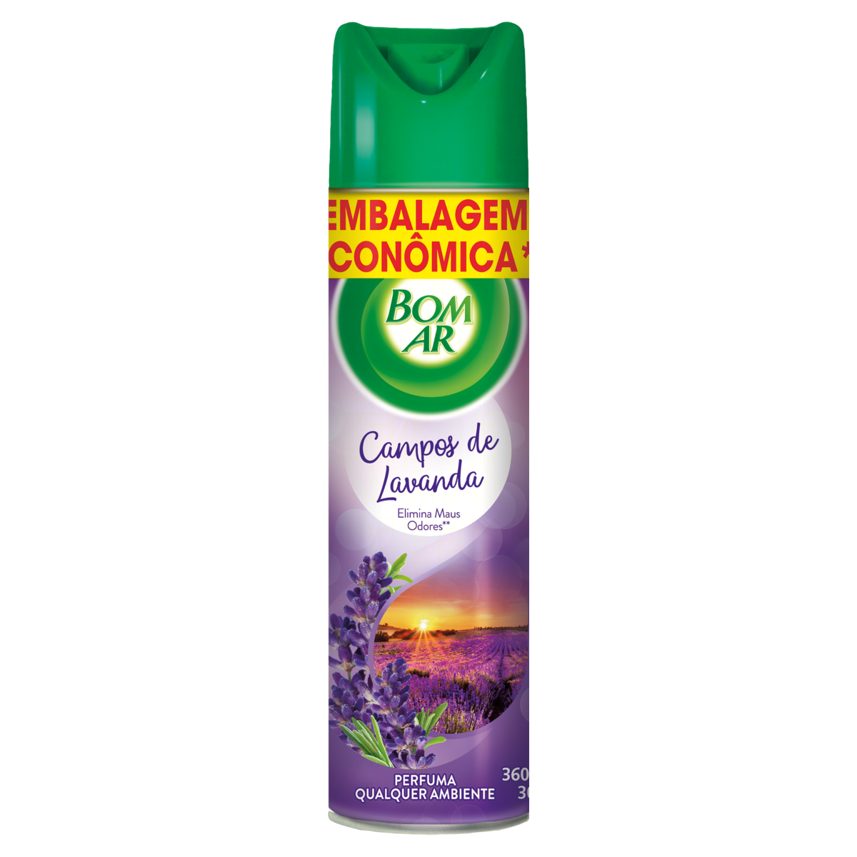 Desodorizador Bom Ar Aerosol 360ml 10%gt
