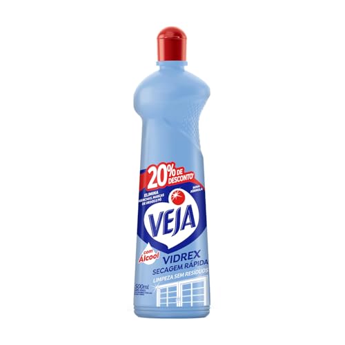 Limpador Vidros Veja Vidrex Lv500ml Pg400ml