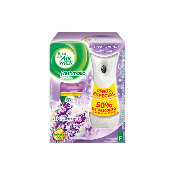 Aromatizador Bom Ar Spray Aparelho Refi 250ml