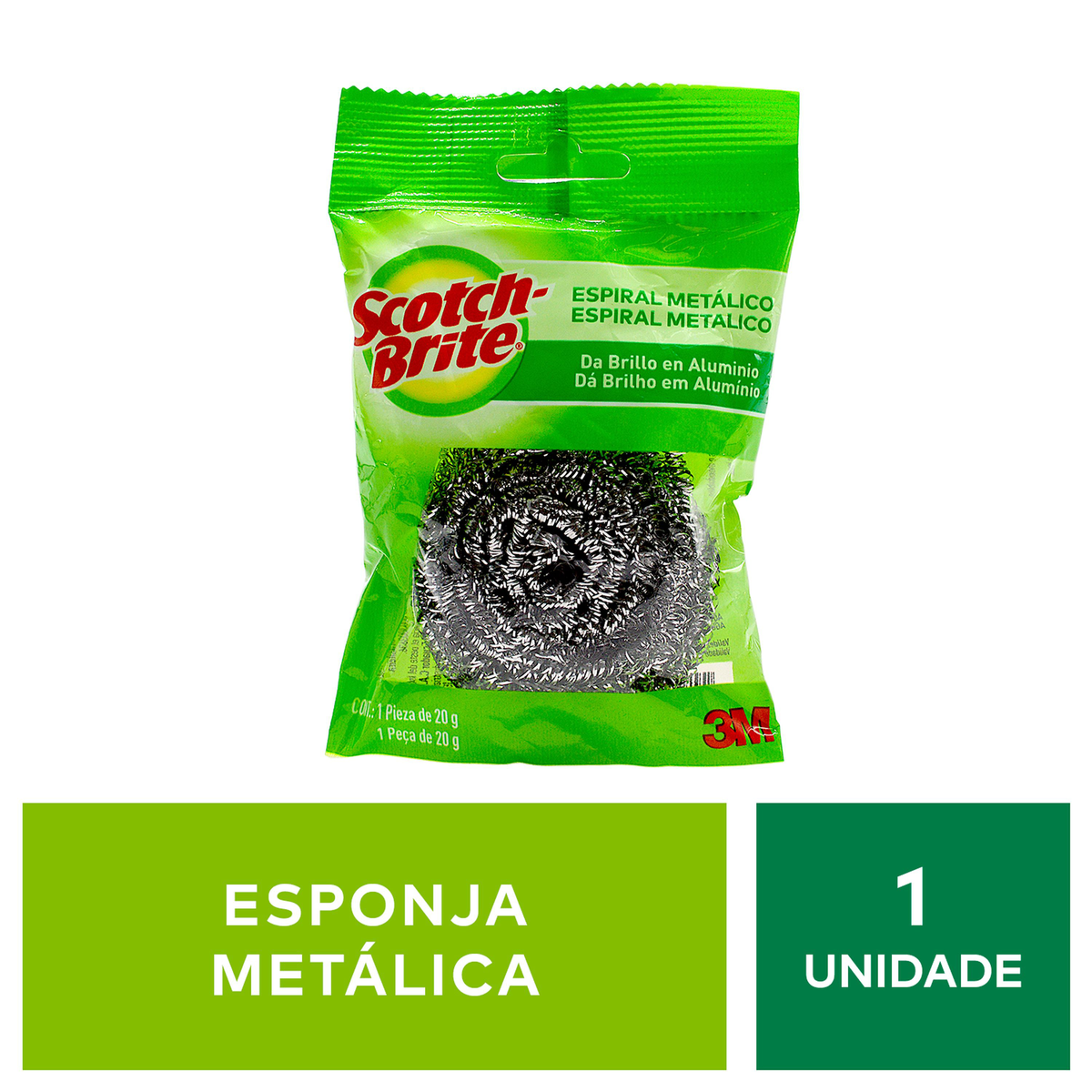 Esponja Inox Scotch Brite Un