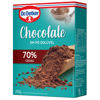 Chocolate  Em Po 70% Dr Oetker 200g