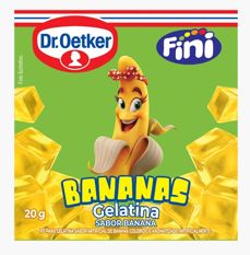 Bala Gelatina Bananas Fini 20g
