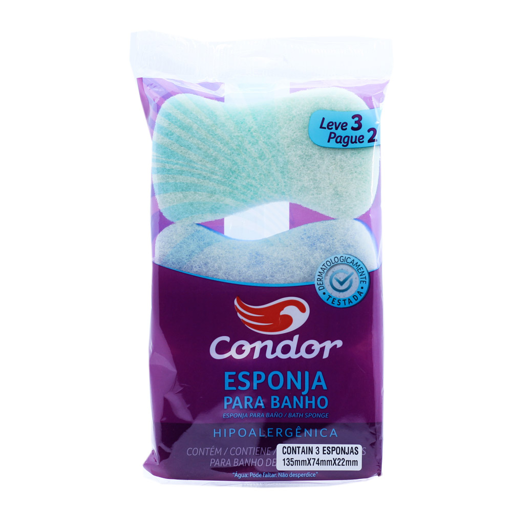 Esponja P/ Banho Condor Lv3 Pg2