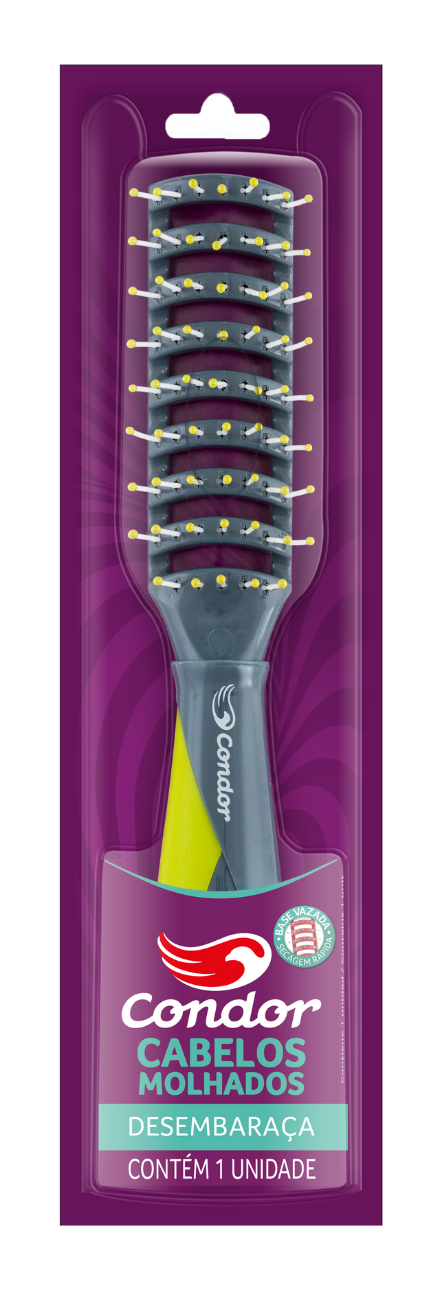 Escova P/ Cabelo Condor Ref 6853