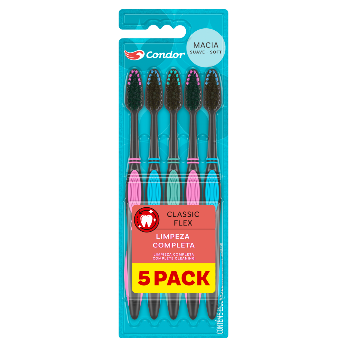 Pack Escova Dental Condor 5un