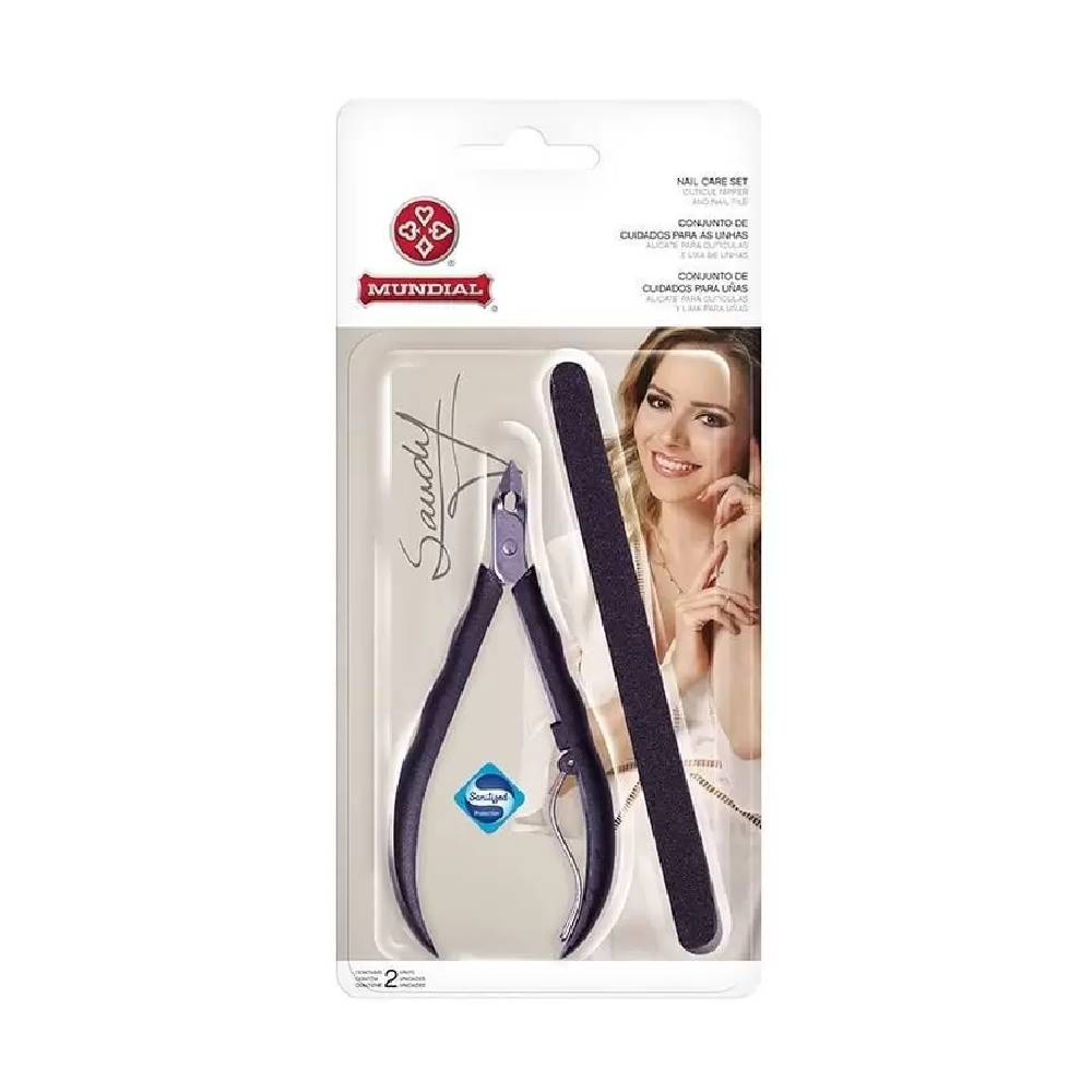 Kit Alicate De Cuticulas Mundial