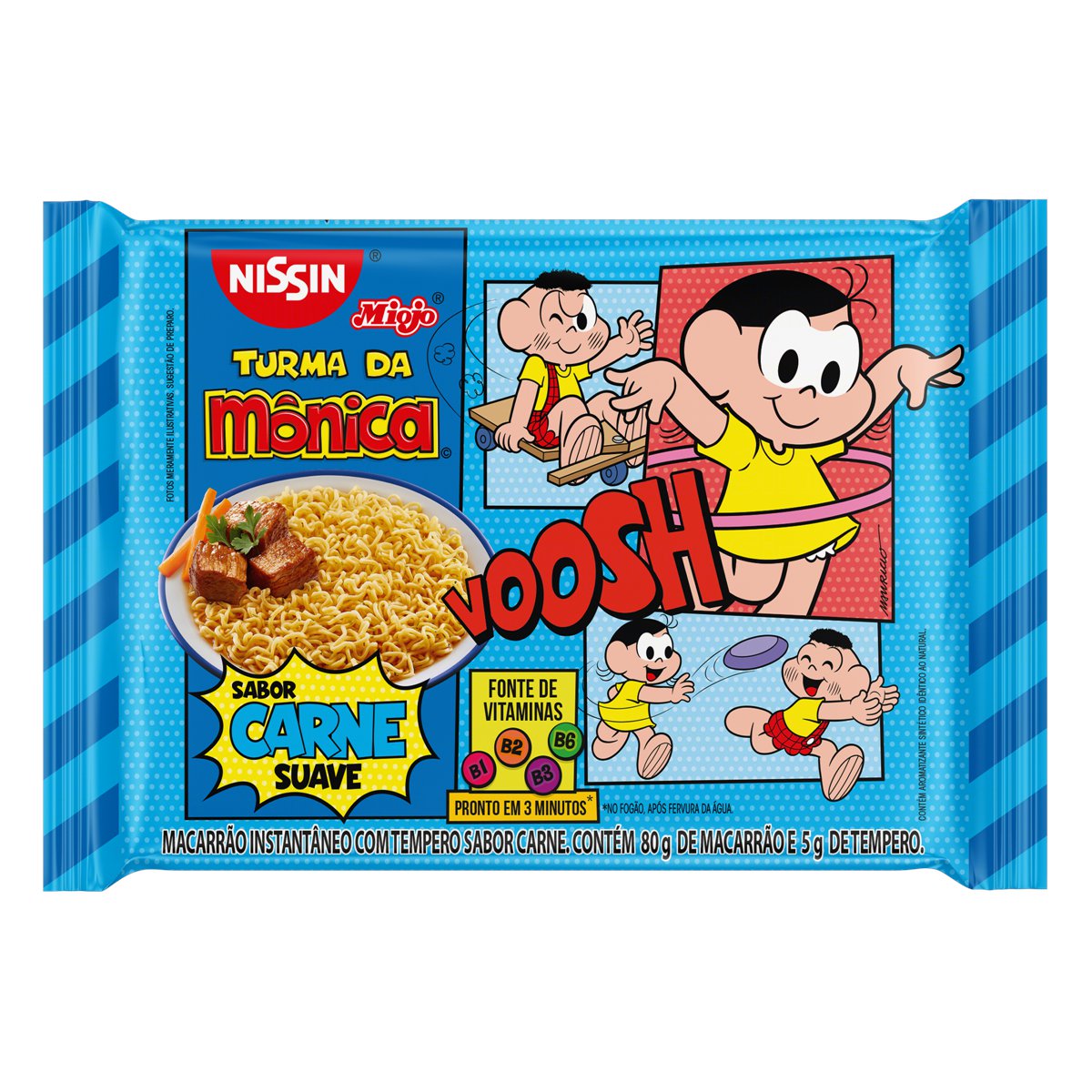 Macarrao Instantaneo Nissin Turma Monica 85g