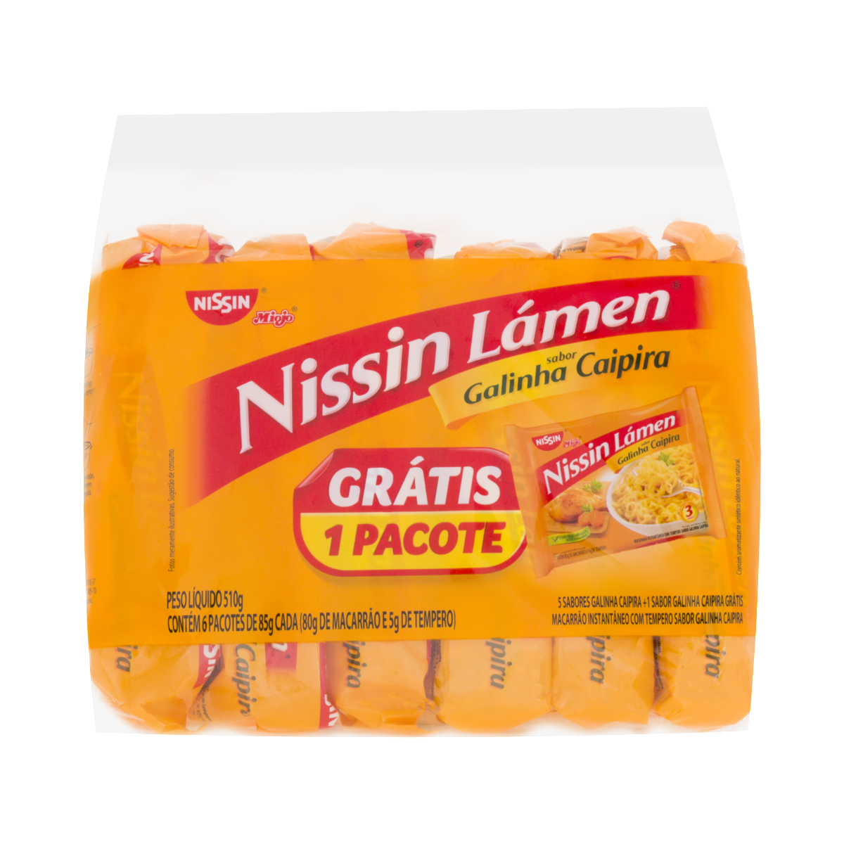 Macarrao Instantaneo Lamen Nissin 480g