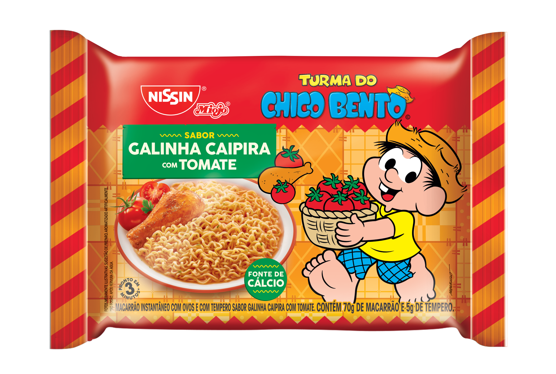 Macarrao Instantaneo Chico Bento Nissin 75g