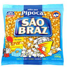 Milho Pipoca Sao Braz 500g