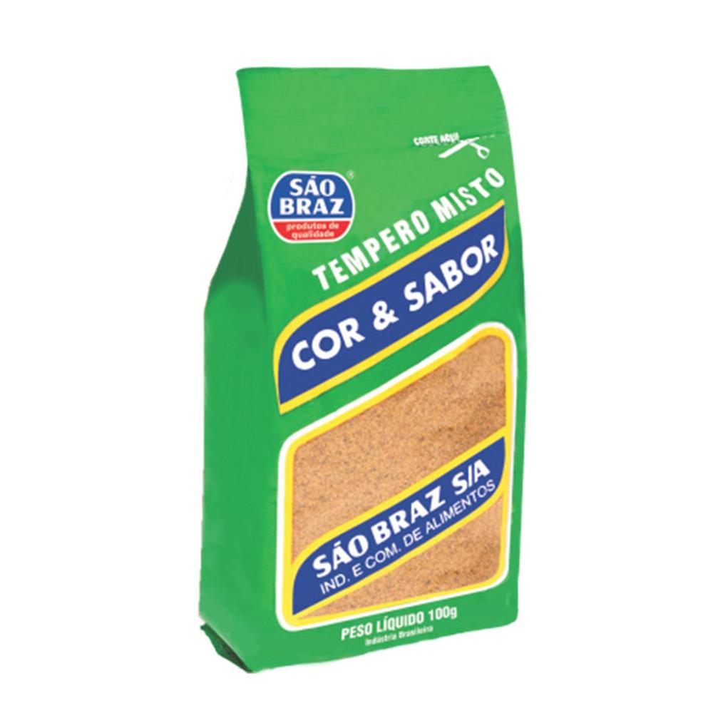 Tempero Misto Cor e Sabor Sao Braz 100g