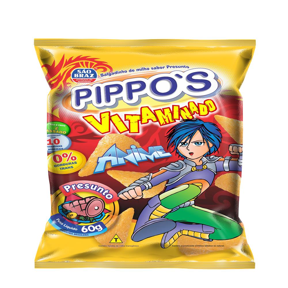 Salgadinho Anime Pippos 60g