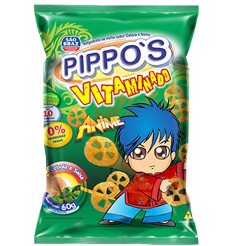 Salgadinho Anime Pippos 60g