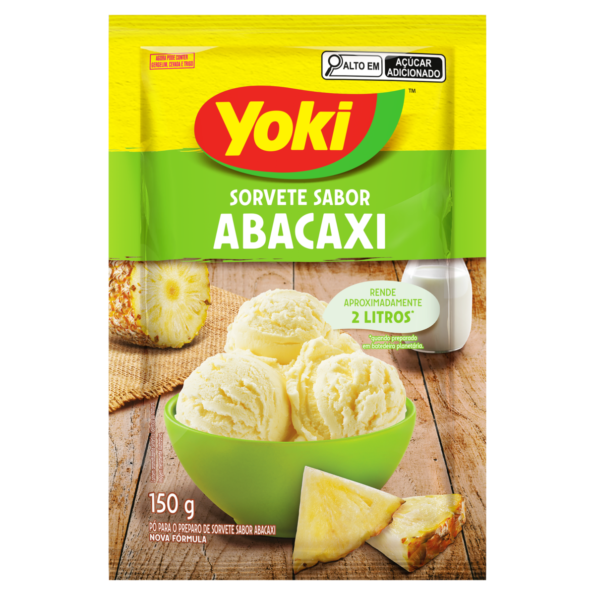Po P/ Sorvete Yoki 150g