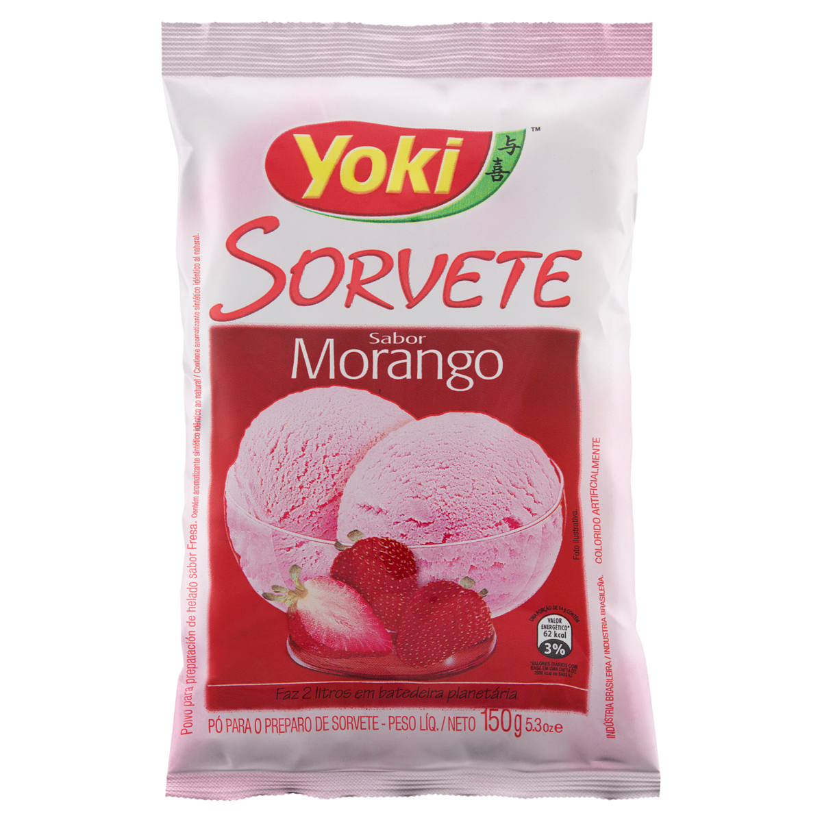 Po P/Sorvete Yoki 150g