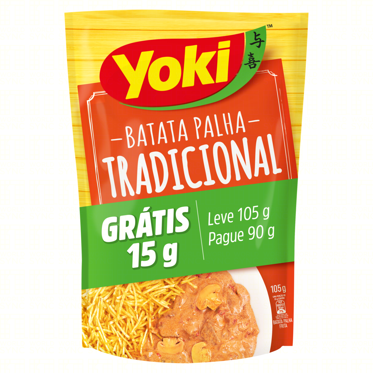 Batata Palha Yoki Lv 105g Pg 90g