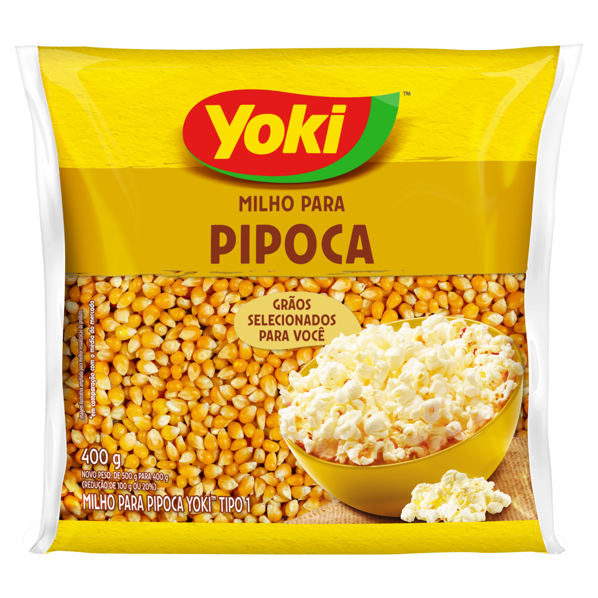 Milho Pipoca Yoki 400g