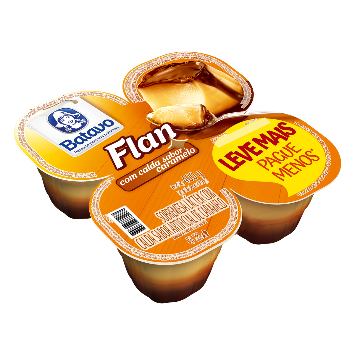 Sobremesa Flan Batavo Bdj 400g