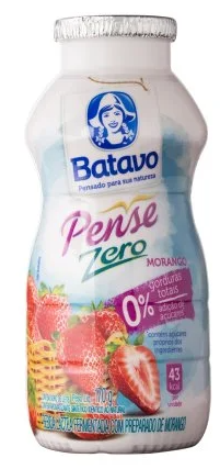 Iogurte Pense Zero Batavo Gf 170g