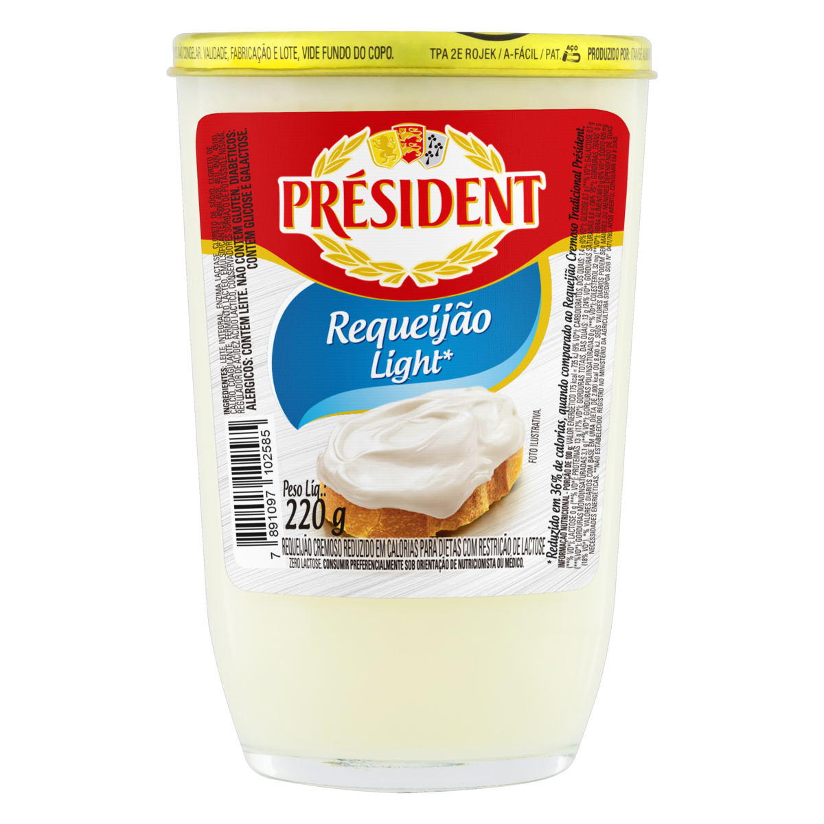 Requeijao Cremoso President 200g
