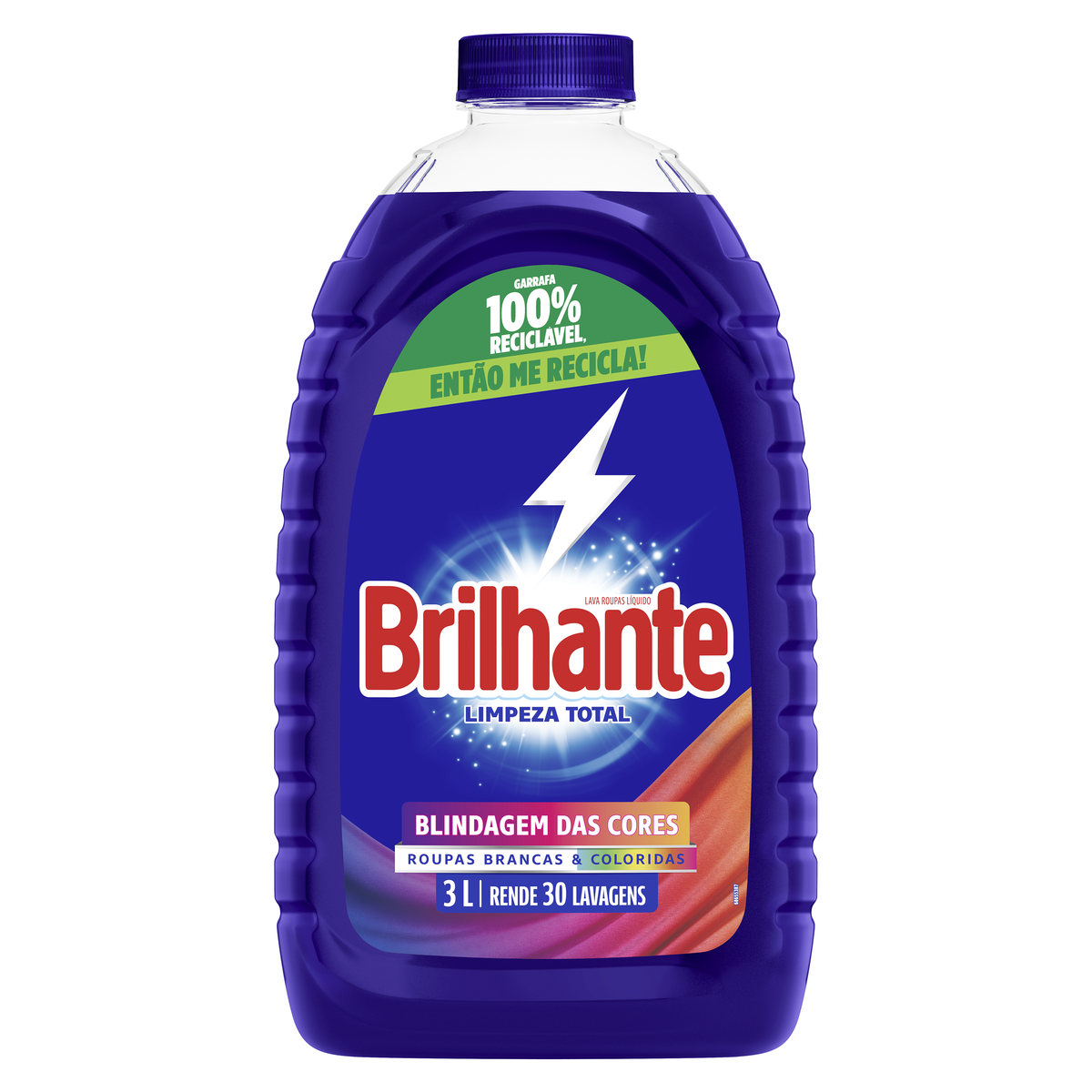 Lava Roupas Liquido Brilhante 3lt