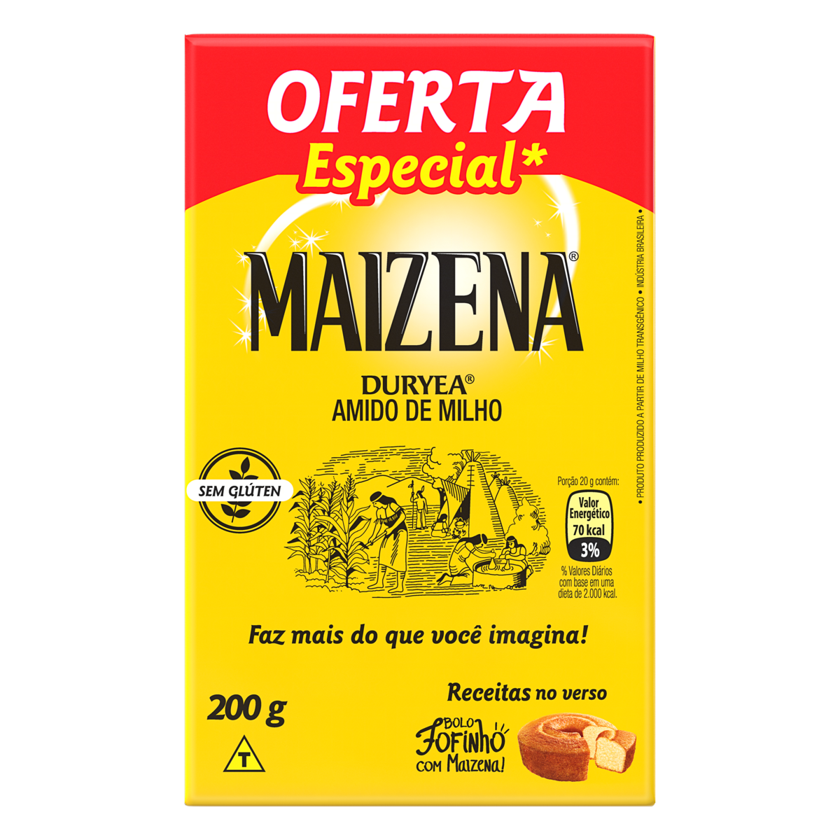 Amido De Milho Maizena Lv200g  Pg150g