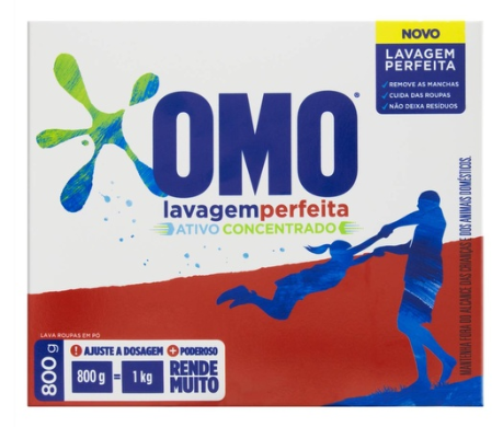Lava Roupas Po Omo Tp 800g