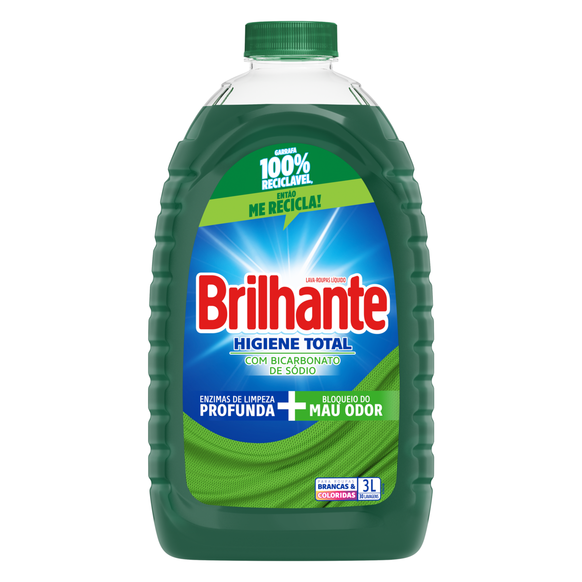 Lava Roupas Liquido Brilhante 3l