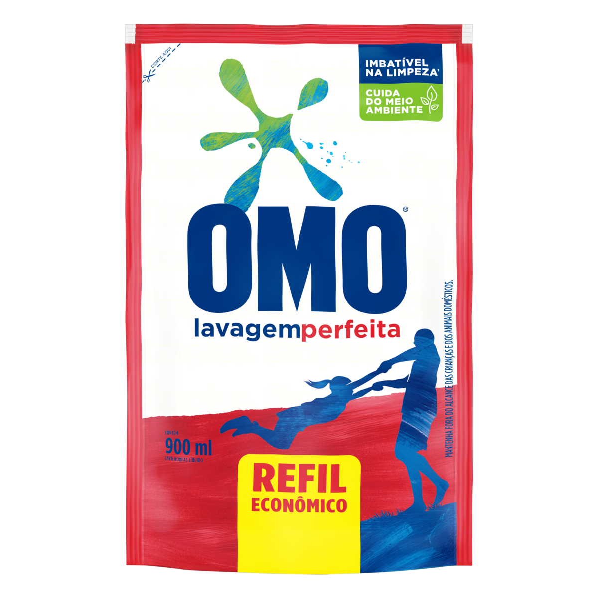 Lava Roupas Liquido Omo Sc 900ml