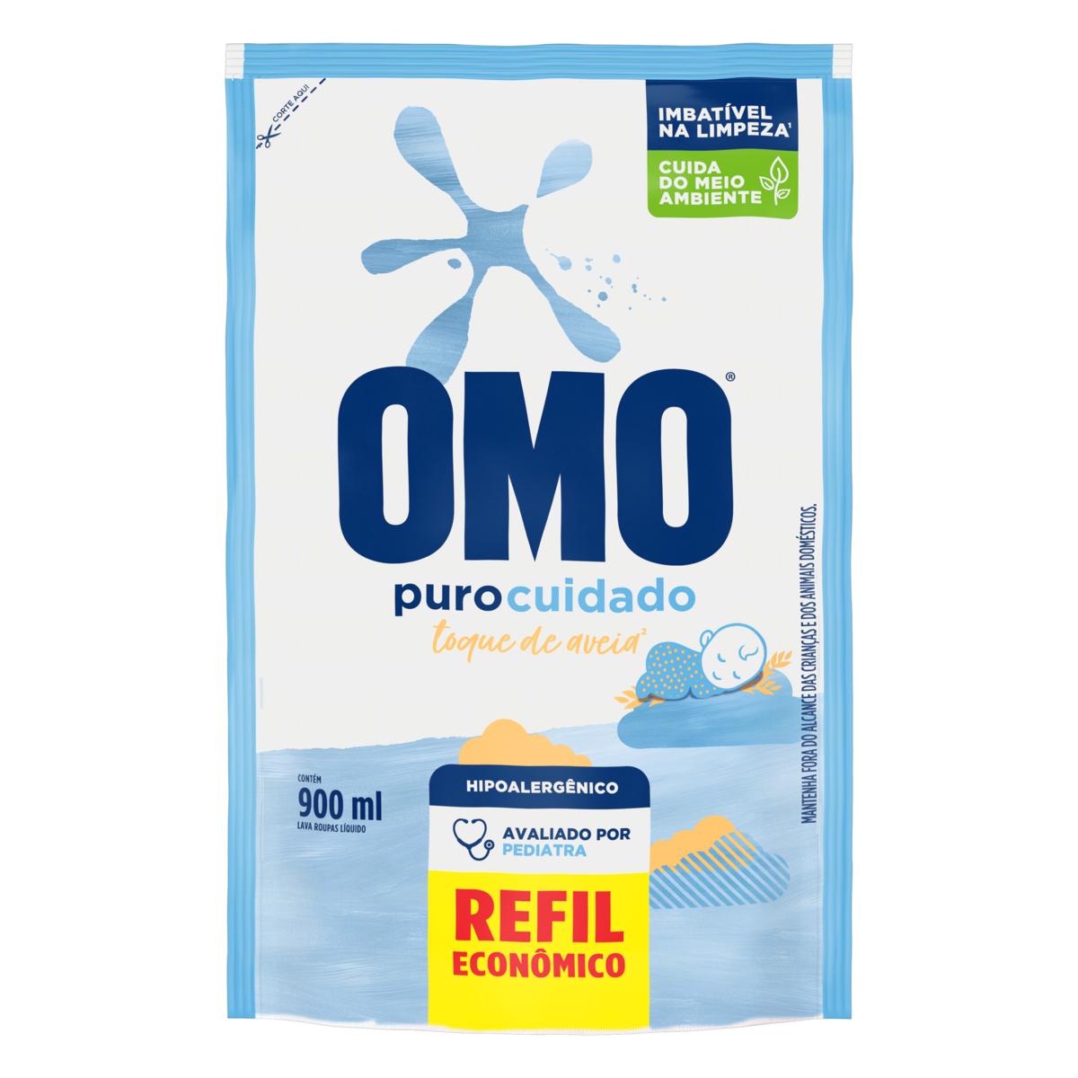 Lava Roupas Liquido Omo Sc 900ml