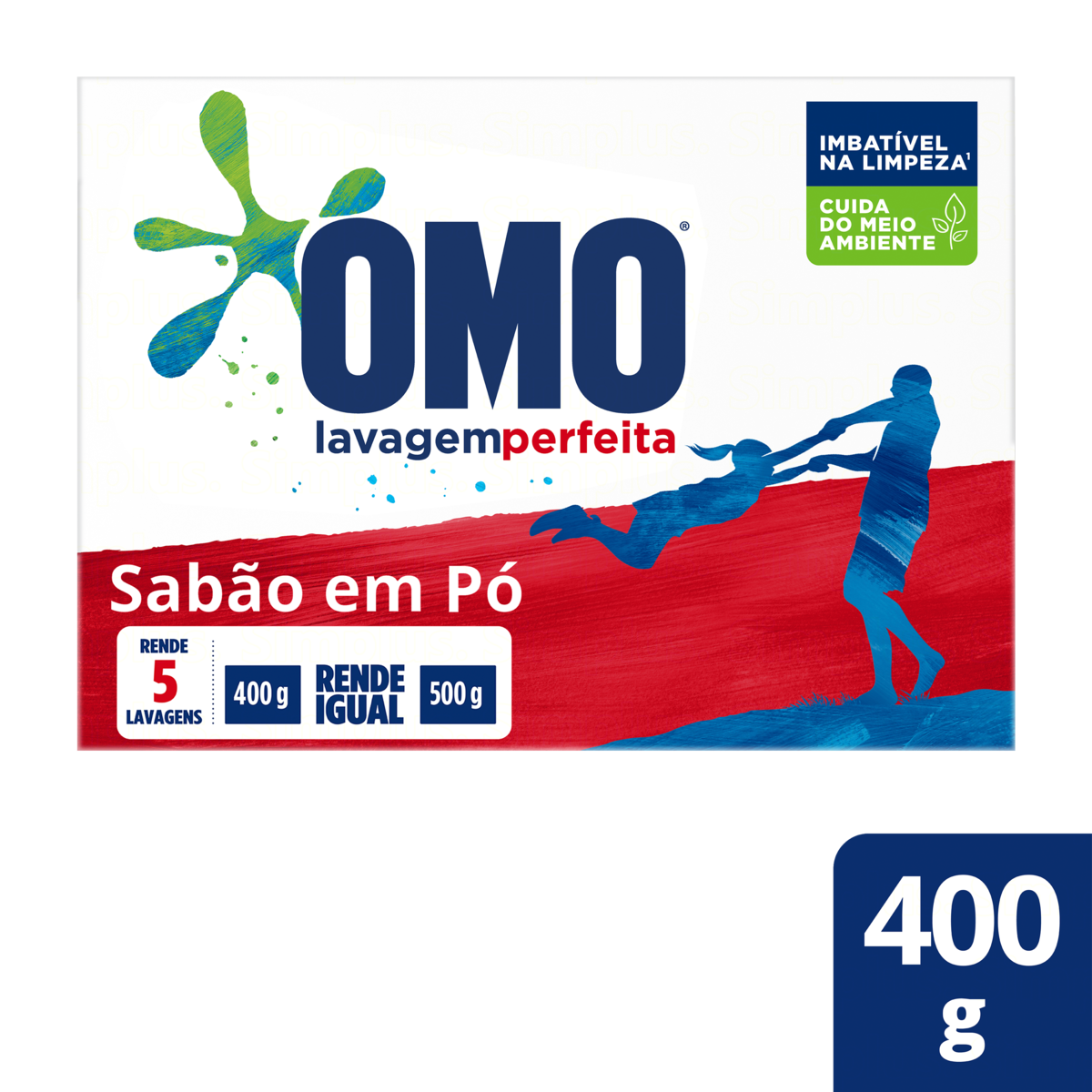 Lava Roupas Po Omo Tp 400g