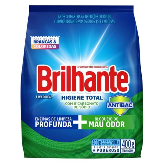 Lava Roupas Po Brilhante Sc 400g