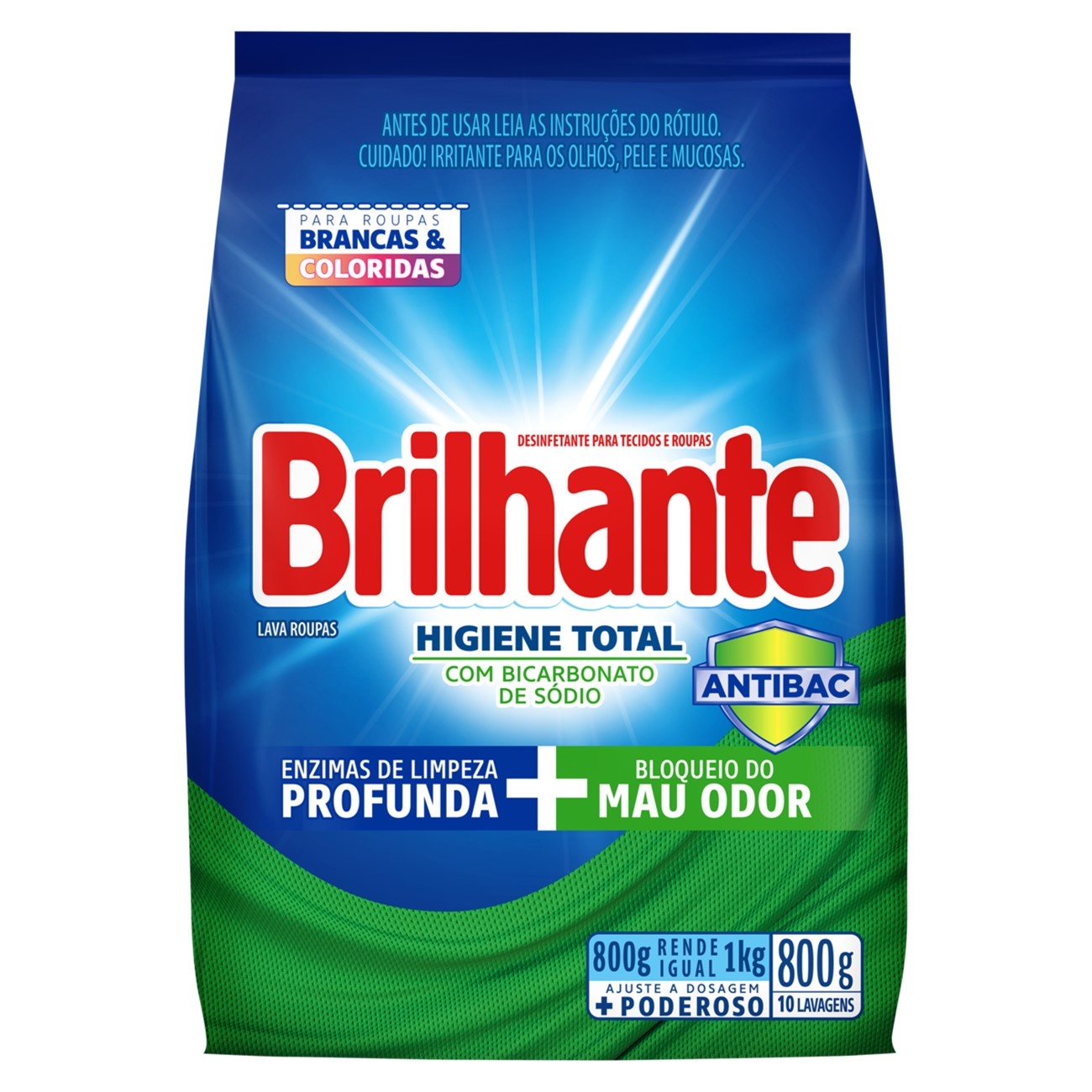 Lava Roupas Po Brilhante  800g