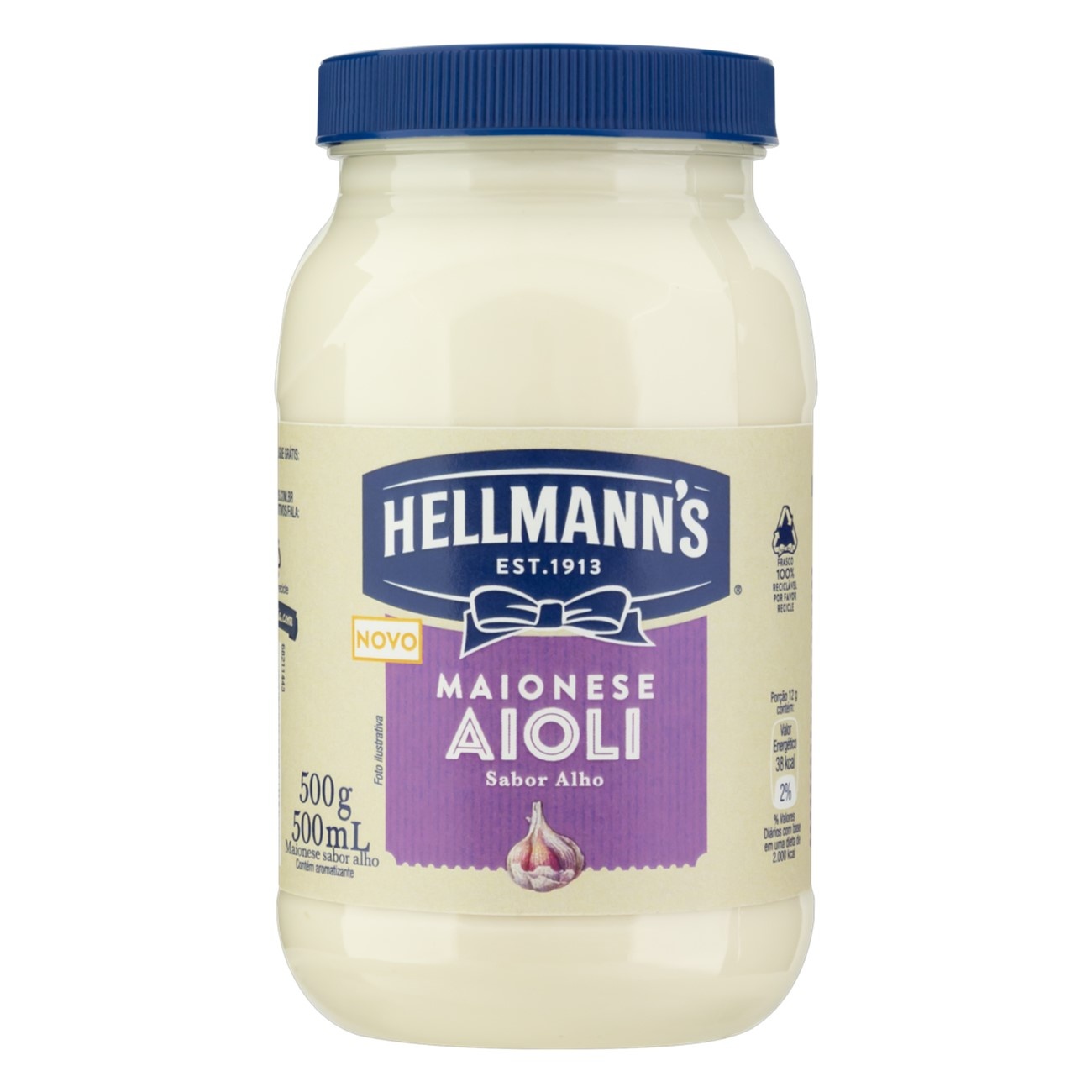Maionese Hellmanns Pt 500g
