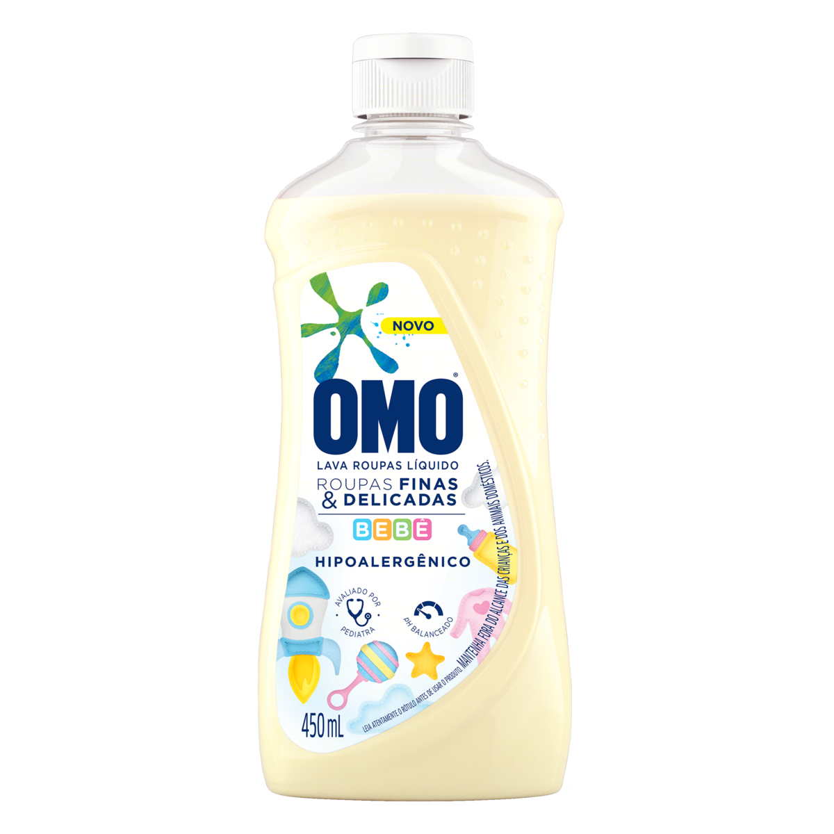 Lava Roupas Liquido Omo 450ml