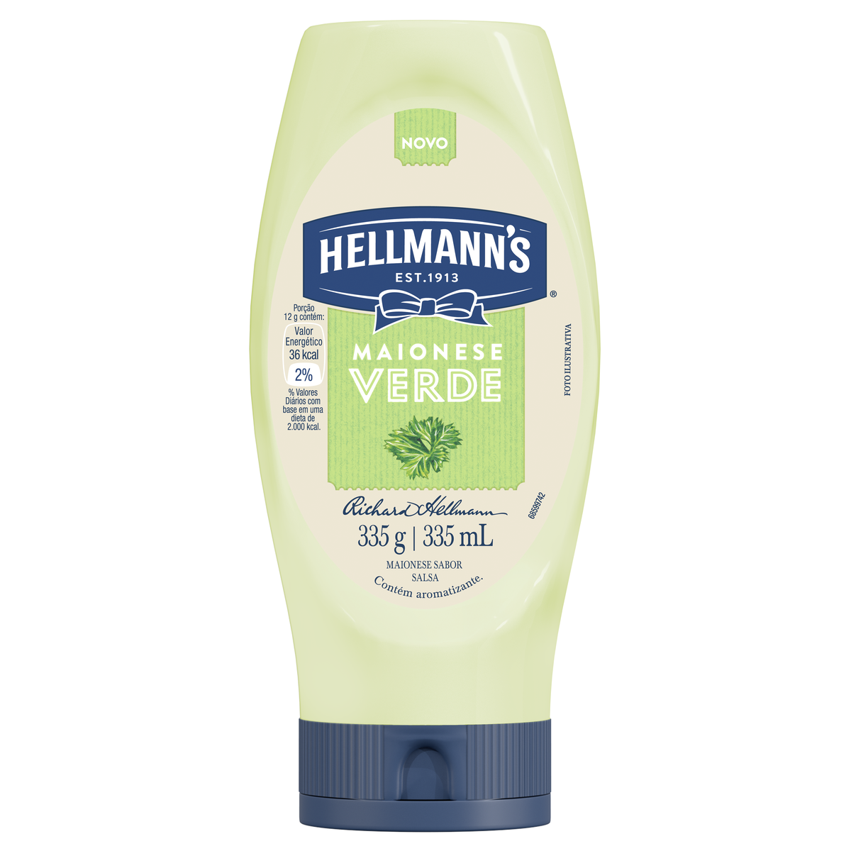 Maionese Hellmanns Squeeze 335g