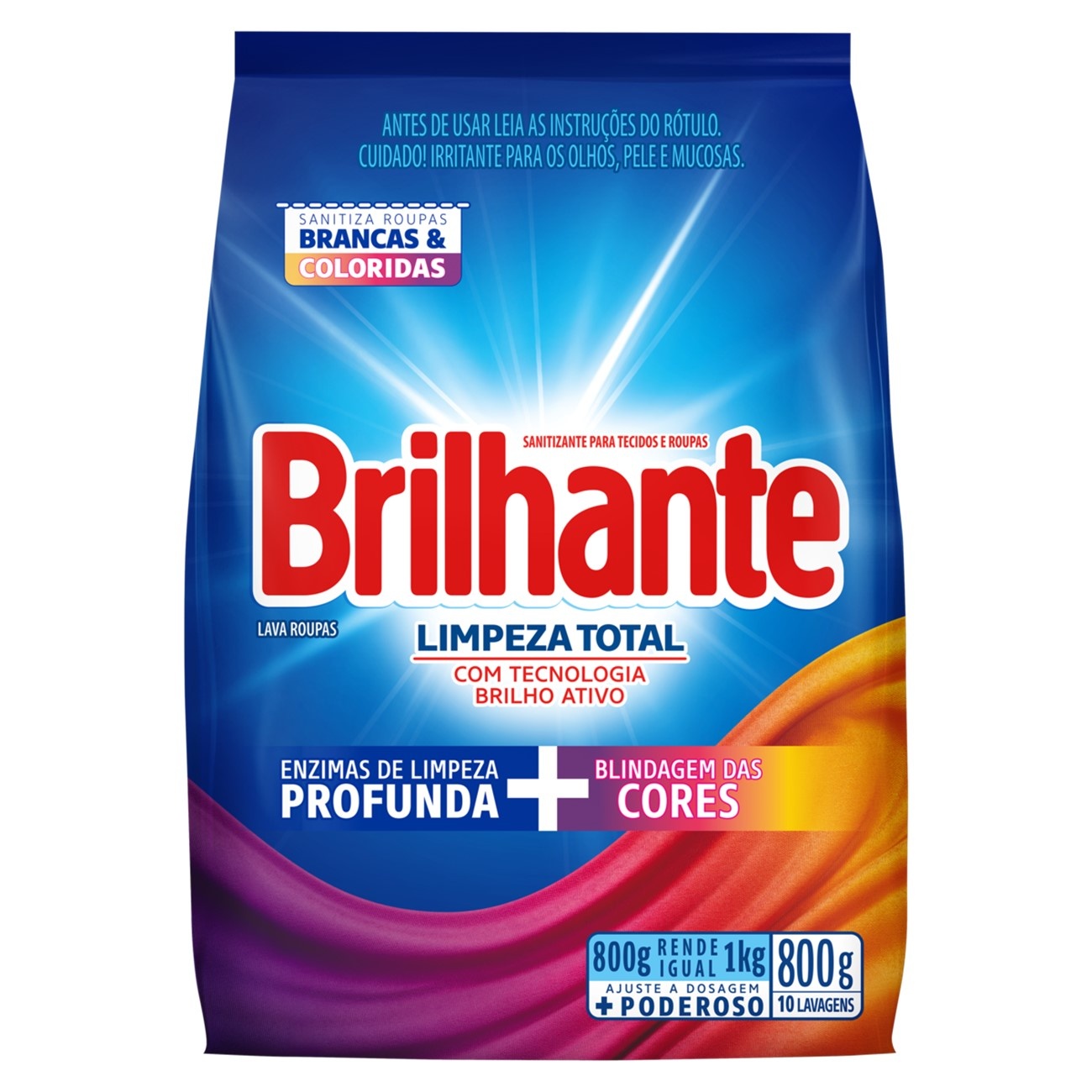 Lava Roupas Po Brilhante  800g