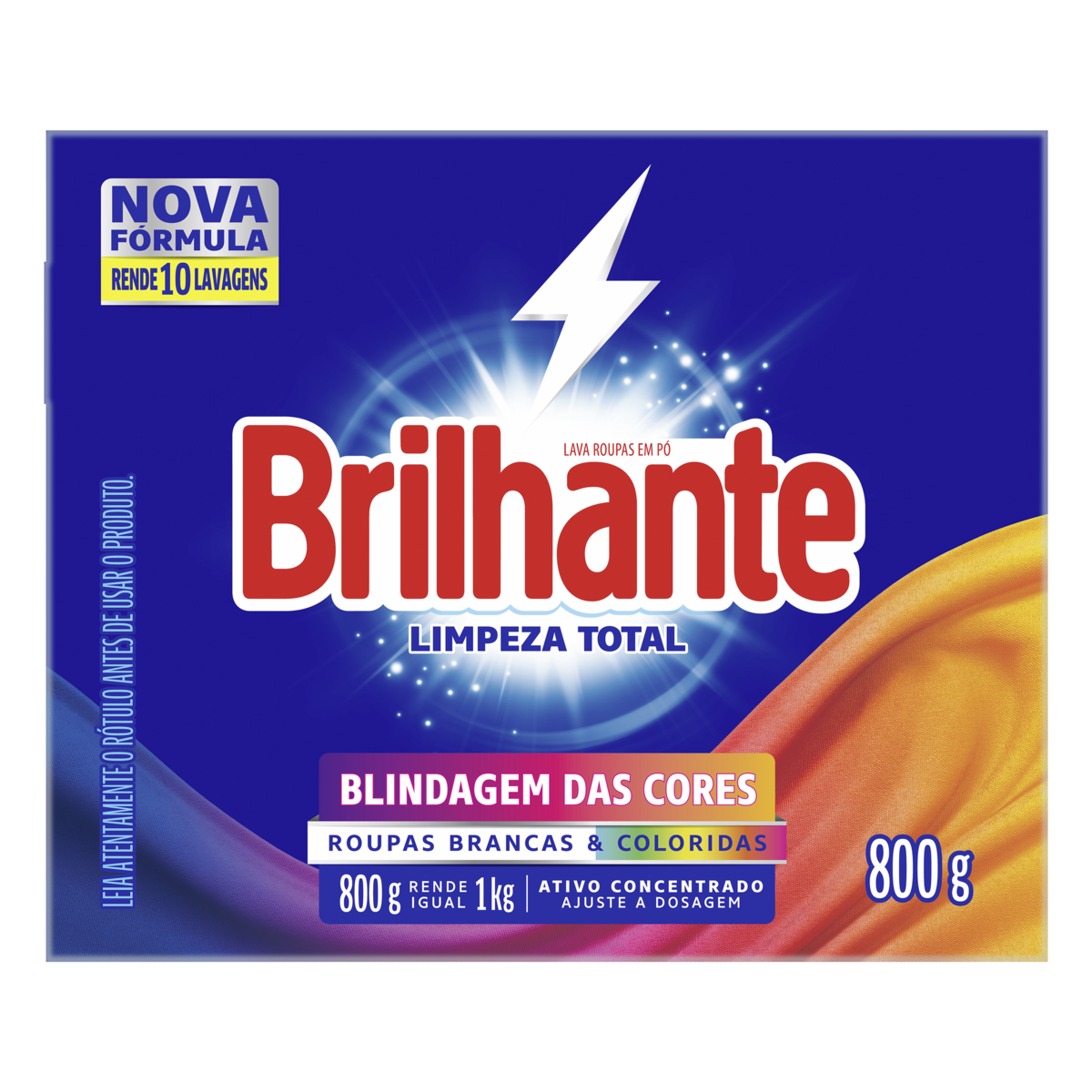 Lava Roupas Po Brilhante  800g