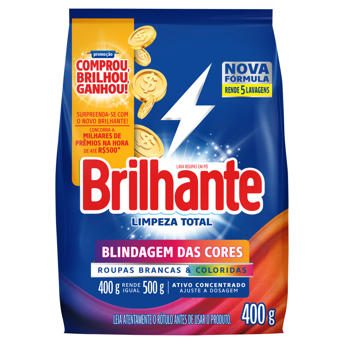 Sabao Em Po Brilhante 400g