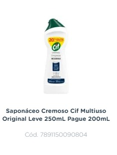 Saponaceo Cremoso Multi Cif 250ml