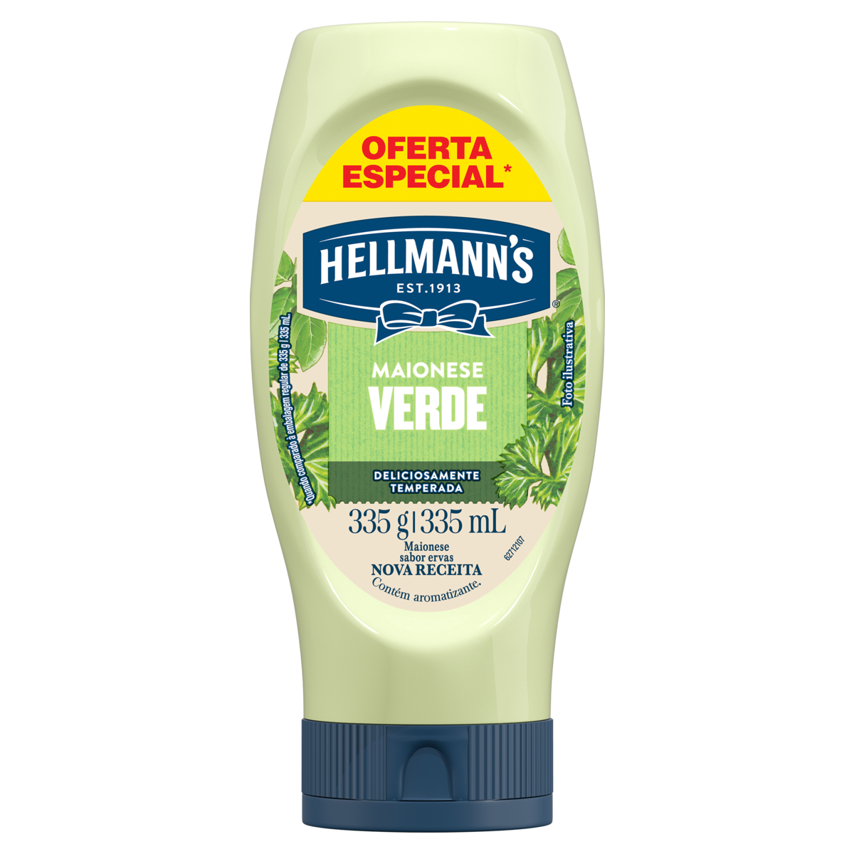 Maionese Hellmanns Squeeze 335g