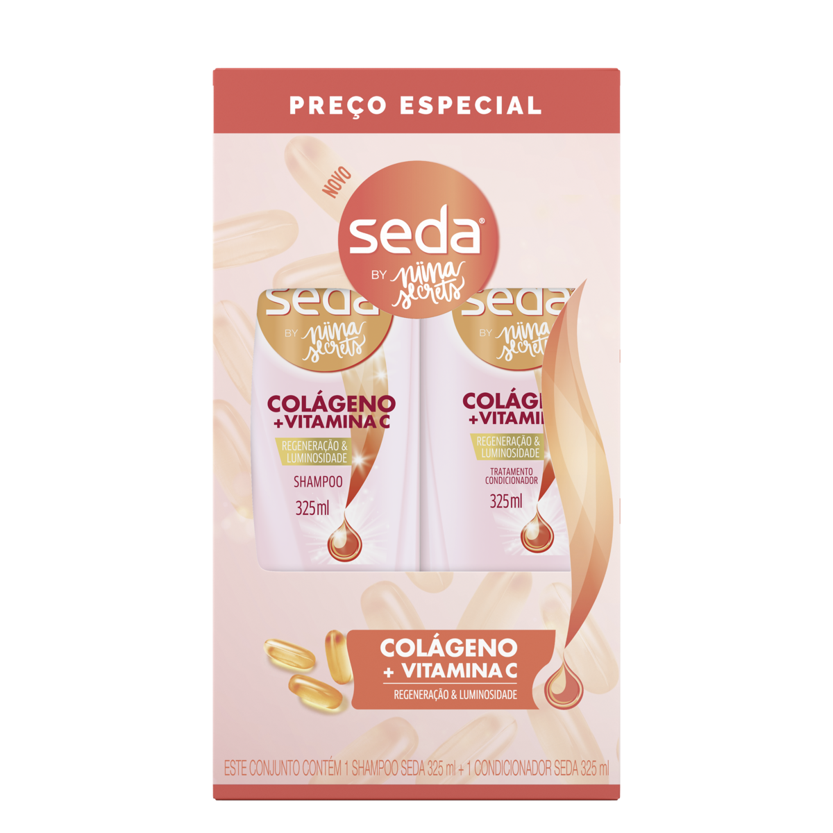 Kit Shampoo+cond Seda 325ml