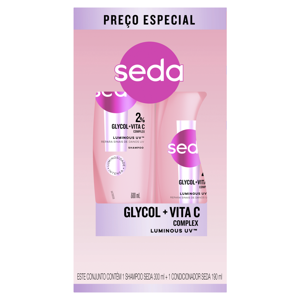 Kit Shampoo+cond Seda 300ml
