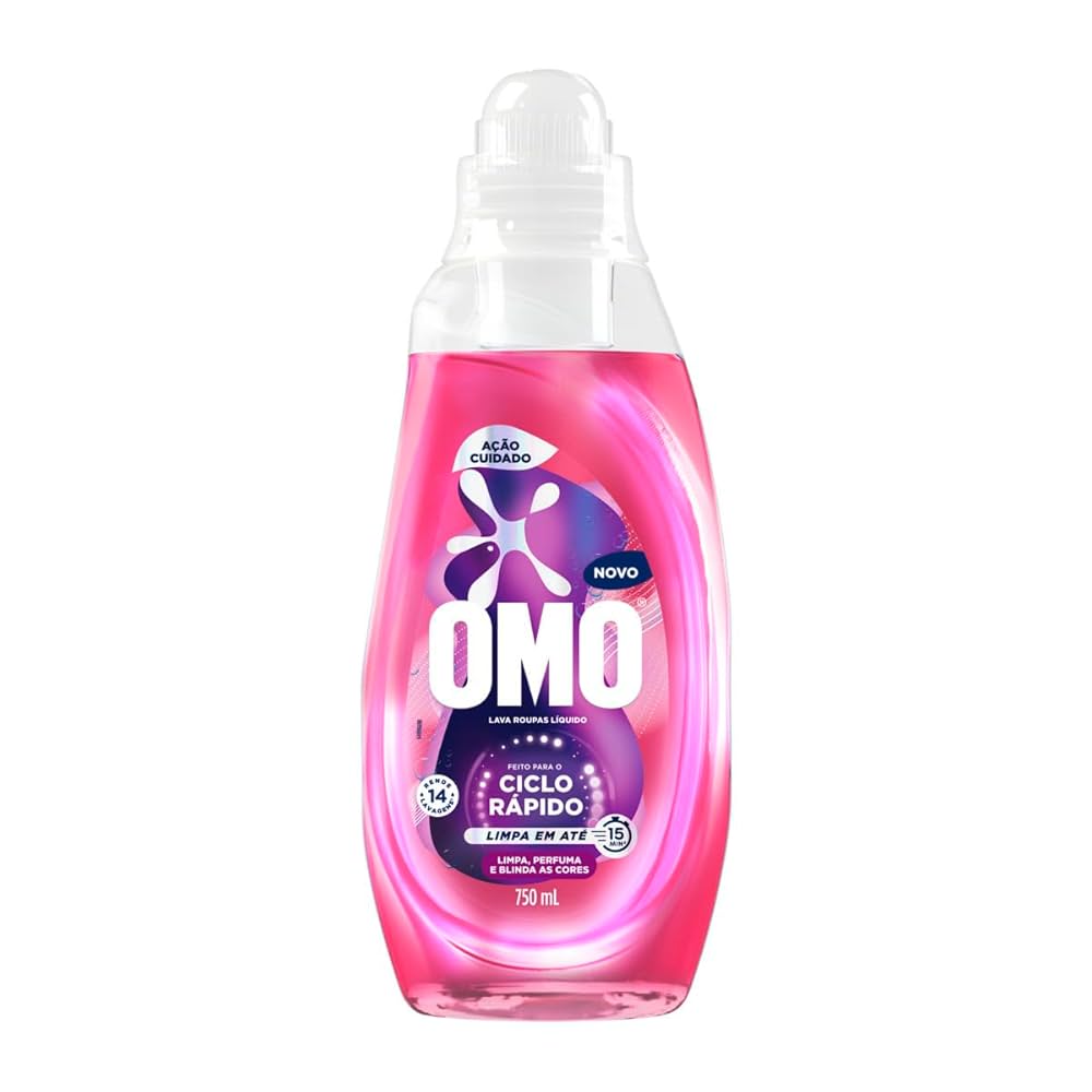 Lava Roupas Liquido Omo 750ml